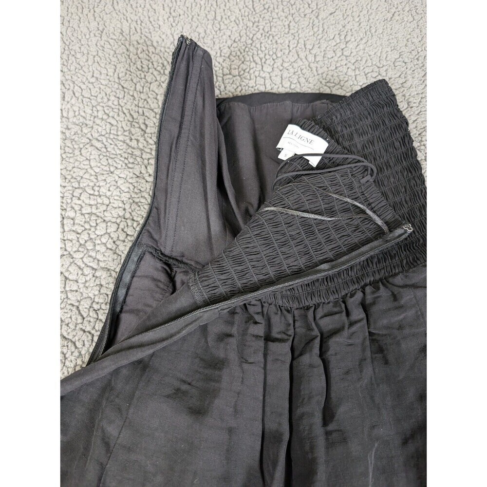 La Ligne Jumpsuit Mason‎ Womens Size Small Black Removable Straps $395 NWOT - Picture 9 of 16